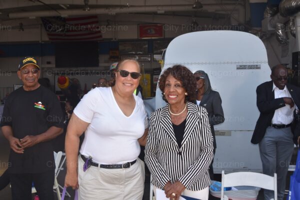 Maxine Waters at Tomorrow's Aeronautical Museum in Compton, CA