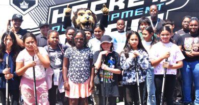 LA Kings and Mascot Bailey Visit Kennedy and McKinley Elementary Schools in Compton
